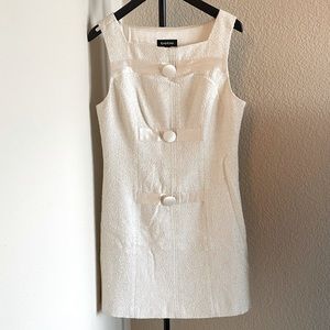 Adorable 60s Bebe Sparkly Mini Dress